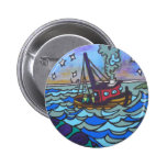 Barco de pesca pin
