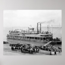 Barco de vapor Georgia Lee: 1907 Poster