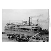 Barco de vapor Georgia Lee: 1907 Tarjeton