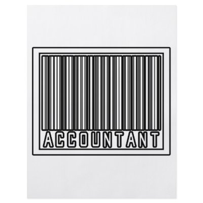 Barcode Accountant Full Color Flyer by accountantshirts