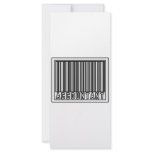 Barcode Accountant Customized Rack Card