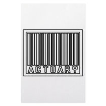 Barcode Actuary stationery