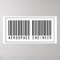 Barcode Aerospace Engineer Print
