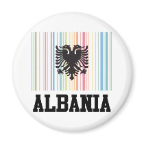 Barcode Albania Refrigerator Magnet