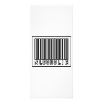 Barcode Alcoholic Rack Card Template