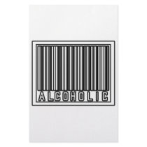 Barcode Alcoholic Custom Stationery