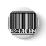 Barcode American Pinback Button