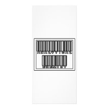 Barcode Analytical Chemist Custom Rack Cards