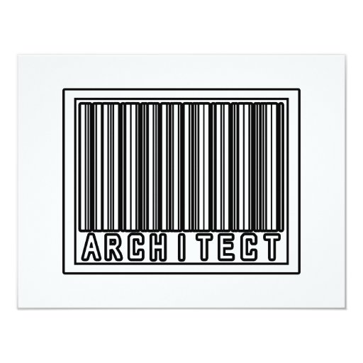 Barcode Architect 4.25x5.5 Paper Invitation Card Zazzle