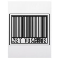 Barcode Art Teacher letterhead