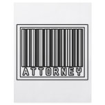 Barcode Attorney Flyer Design