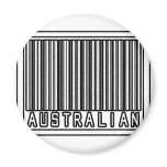 Barcode Australian Fridge Magnet