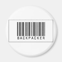 Barcode Backpacker Magnets