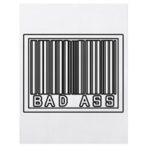Barcode Bad Ass flyers