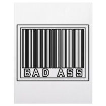 Barcode Bad Ass letterhead by Funny_MoFo_Shirts Barcode Bad Ass letterhead