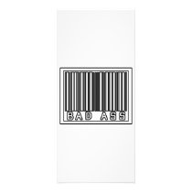 Barcode Bad Ass rack cards by Funny_MoFo_Shirts Barcode Bad Ass rack cards