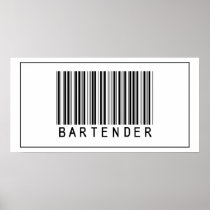 Barcode Bartender Posters
