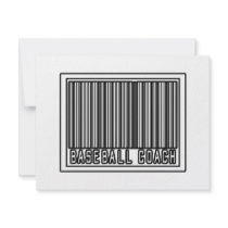 Barcode Baseball Coach invitations