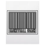 Barcode Basketball Coach Letterhead