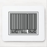 Barcode Basketball Coach Mousepads