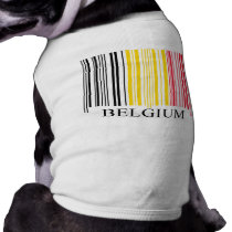 Barcode Belgium Flag pet clothing
