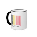 Barcode Belgium Flag Coffee Mug