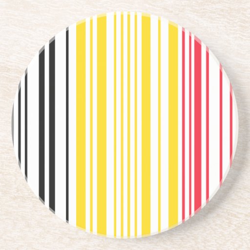 Barcode Belguim Flag Drink Coasters