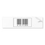 Barcode Bike Rider Bumper Stickers
