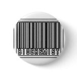 Barcode Biochemist Pinback Button