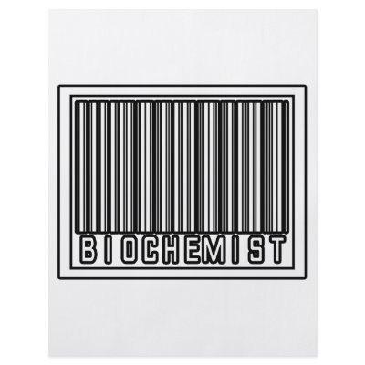 Barcode Biochemist Flyer Design by biochemistshirts