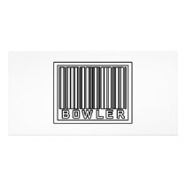 Barcode Bowler photo cards by Bowler_Shirts Barcode Bowler photo cards