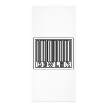 Barcode Bowler rack cards by Bowler_Shirts Barcode Bowler rack cards