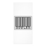 Barcode Bowler Personalized Rack Card