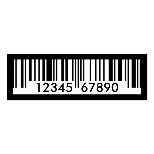 barcode boy : 2-sided : business card template (back side)