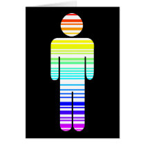 barcode boy. rainbow. cards