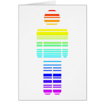 barcode boy. rainbow. cards