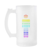 barcode boy. rainbow. mugs