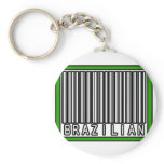 Barcode Brazilian Key Chain