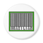 Barcode Brazilian Magnets