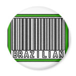Barcode Brazilian Refrigerator Magnets