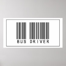 Barcode Bus Driver Print