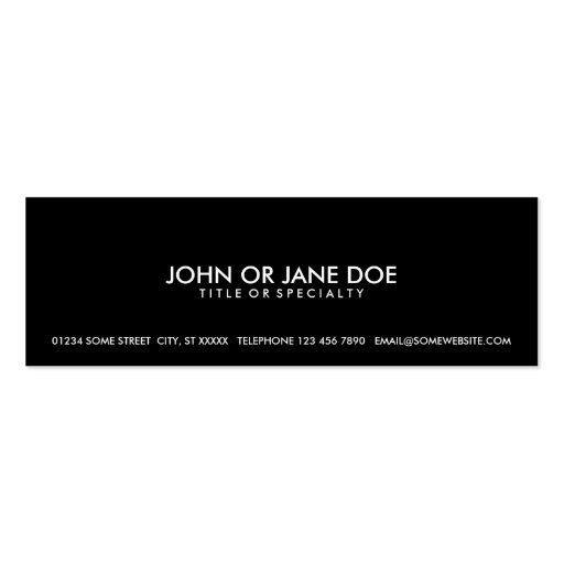 barcode business card (back side)