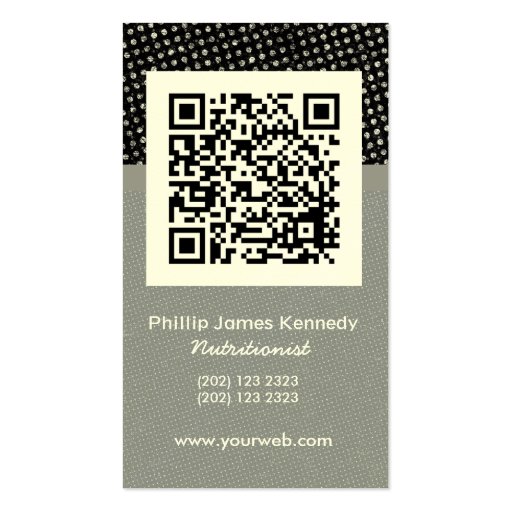 Barcode  Business W/ Appointment Business Cards (front side)
