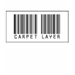 Barcode Carpet Layer t-shirts