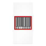 Barcode Chinese Customized Rack Card
