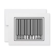 Barcode Christian invitations