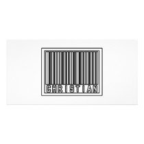 Barcode Christian Customized Photo Card