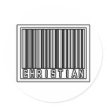 Barcode Christian Stickers