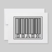 Barcode Coach Invitations