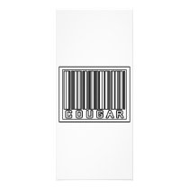 Barcode Cougar rack cards by Funny_MoFo_Shirts Barcode Cougar rack cards